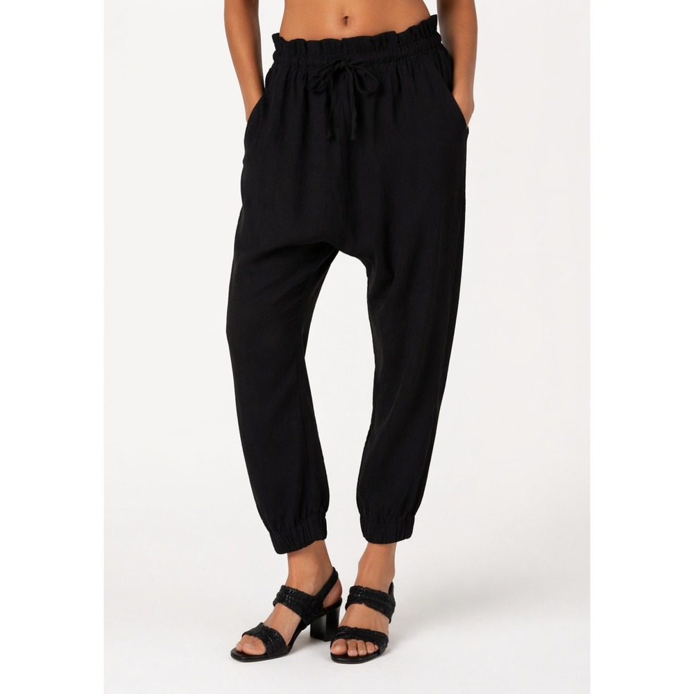 Ulla Johnson Freja Harem Jogger Pants Tapered Sz 0 Drawstring Boho Avant Garde‎